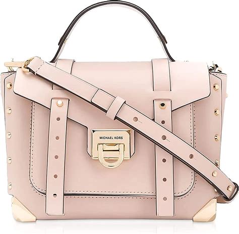 michael kors top handle leather school satchel|Michael Kors non leather bags.